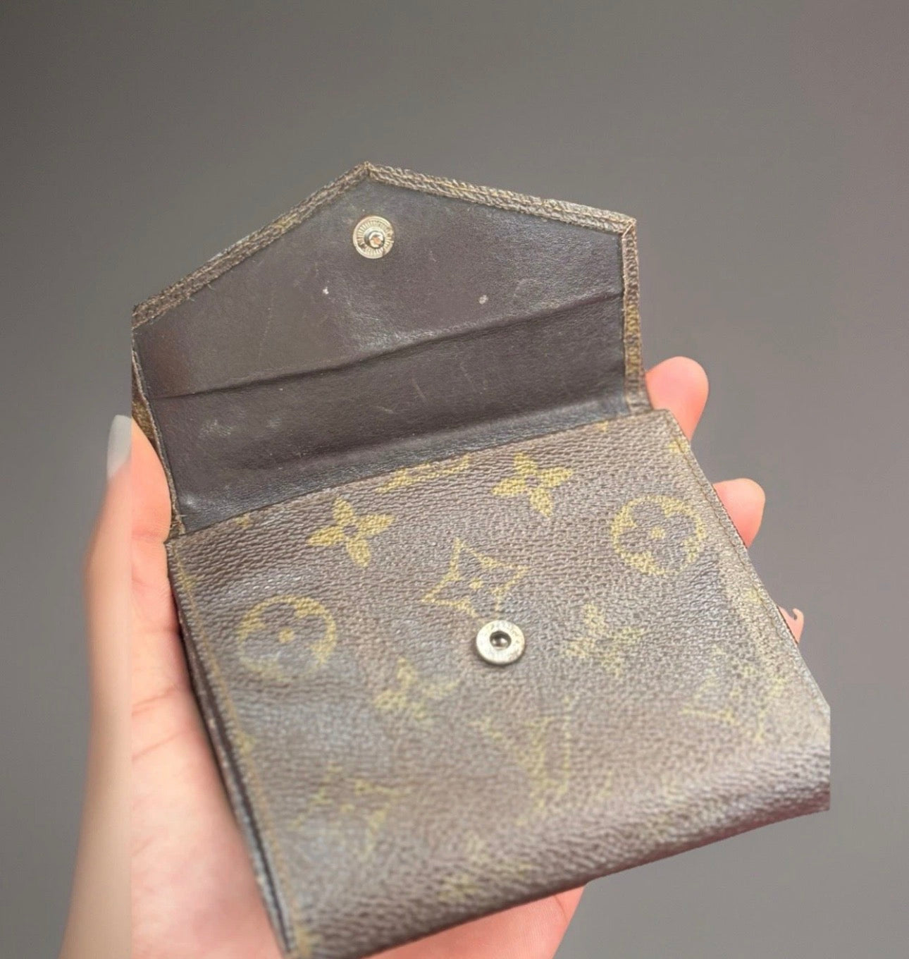 Authentic Louis Vuitton canvas Victorine Wallet